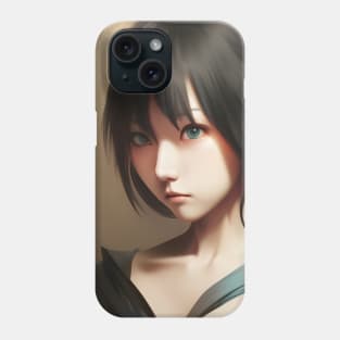 Anime Art Japanese Girl Illustration Design II Phone Case