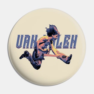 Jumping Val Halen Pin