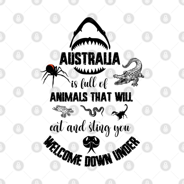 Australia's Animals That Will Bite And Sting You by WebStarCreative