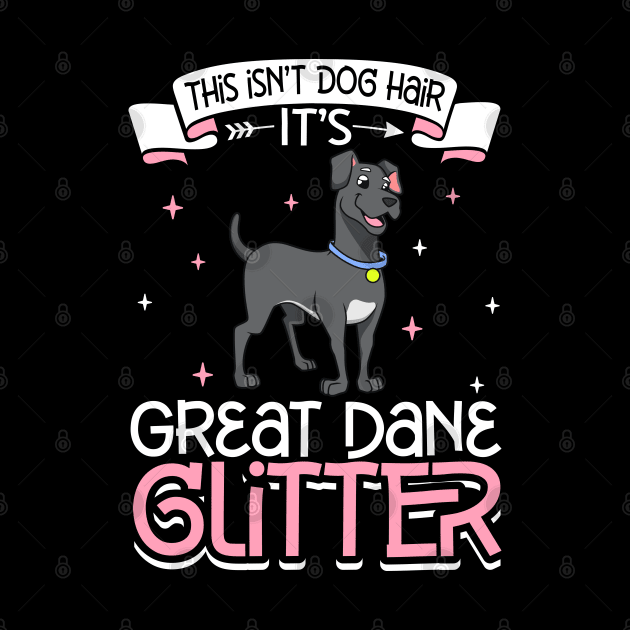 Great Dane glitter by Modern Medieval Design