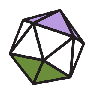 Genderqueer d20 T-Shirt