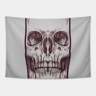 Front Skull Tapestry