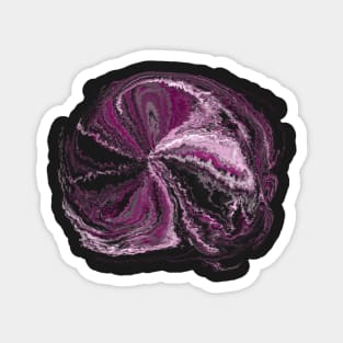 Creamy Purple Fantasy Pattern Magnet