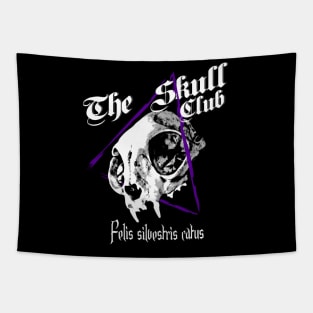 The skull Club - Felis silvestris catus Tapestry