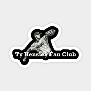 Ty Hensley Fan Club Retro Worn Design Magnet