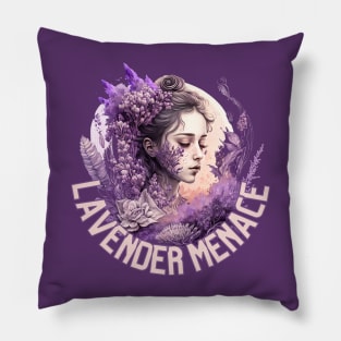 Lavender Menace Pillow