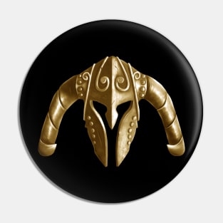 Nordic dragon helmet_v2 Pin