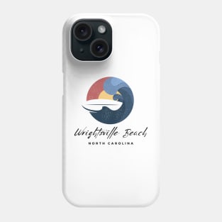 Wrightsville Beach, NC Surfing Phone Case