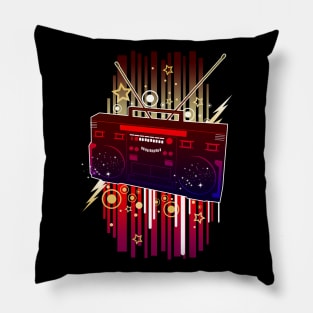 Boombox Blast Pillow