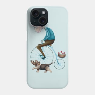 just riding my bike Phone Case