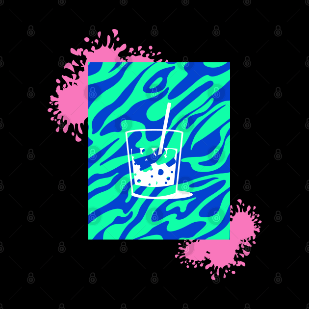 Negroni Zebra Print by Digital Canvas Ltd