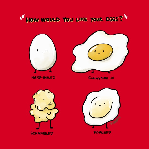 Types of Eggs by amaeore