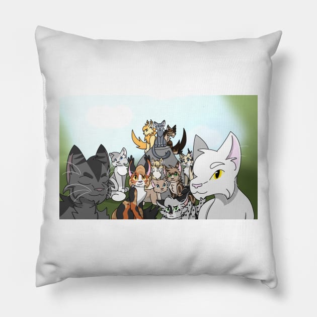 Warriors Pillow by ceolsonart