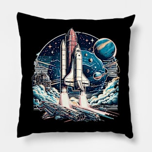 Exploring space Pillow