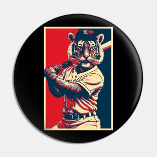 Baseball Tiger HOPE Pin