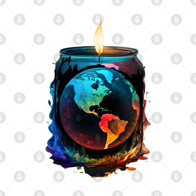 Illuminate Earth: A Candle for Change by Toonstruction