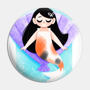 Koi Mermaid Pin