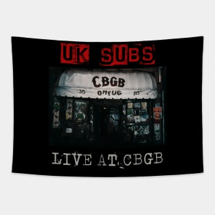 uk subs live at cbgb Tapestry