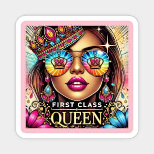 FirstClassQueen Aviator Sunglasses Magnet