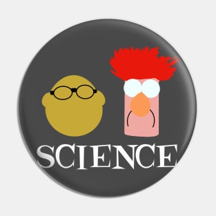 Science with Bunsen and Beaker Pin