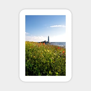 Wild Flowers at St Mary's Island Magnet