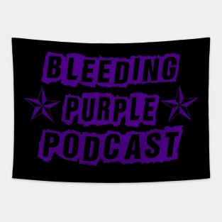 Bleeding Purple Podcast Tee Tapestry