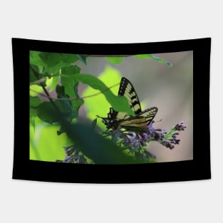 Monarch Butterfly on Lilac Bush Tapestry