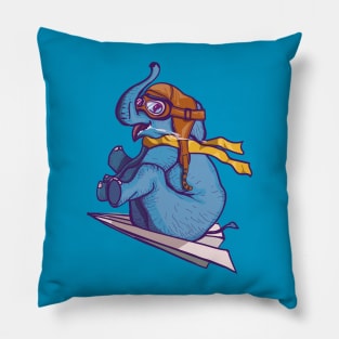 Take Off Baby Elephant Pillow