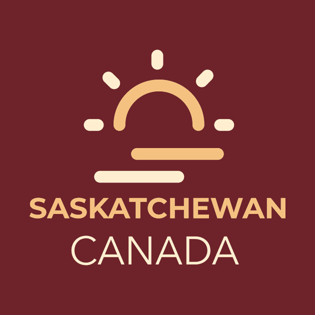 Sunny Saskatchewan, Canada by Canada Tees