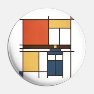 Mondrian Who Pin