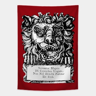 William Hogarth's Lion's Head Button's Tavern Tapestry