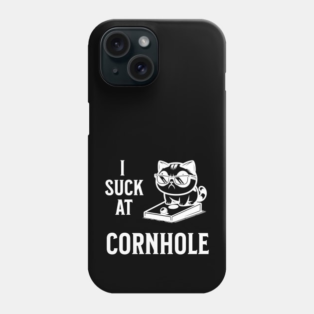 I suck at Cornhole Phone Case by JoeStylistics