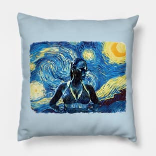 Her Van Gogh Style Pillow