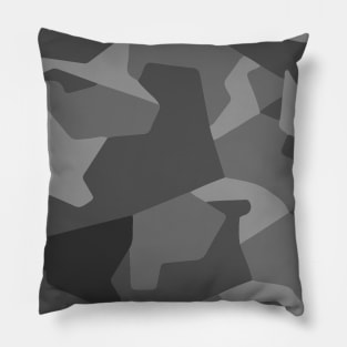 Design camo pattern grey Pillow