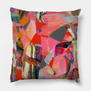 Abstract Bird Pillow