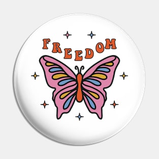 freedom butterfly Pin