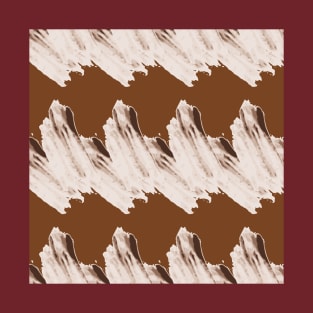 Brown and beige abstraction. T-Shirt