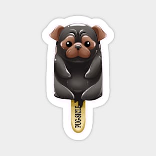 Pugsicle pup popsicle Magnet