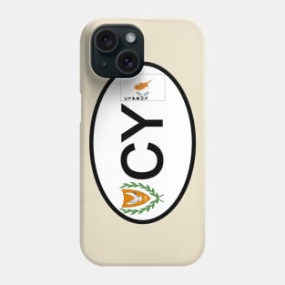 Cyprus car country code Phone Case