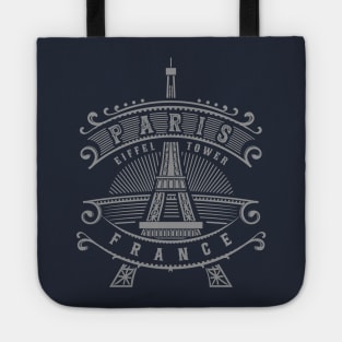 Paris France Eiffel Tower Vintage Tote