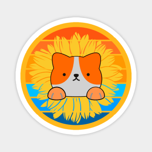 Keep Your Sunny Days Kitty Sunset Magnet