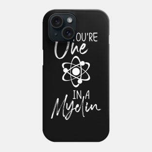 funny neurology science pun Phone Case