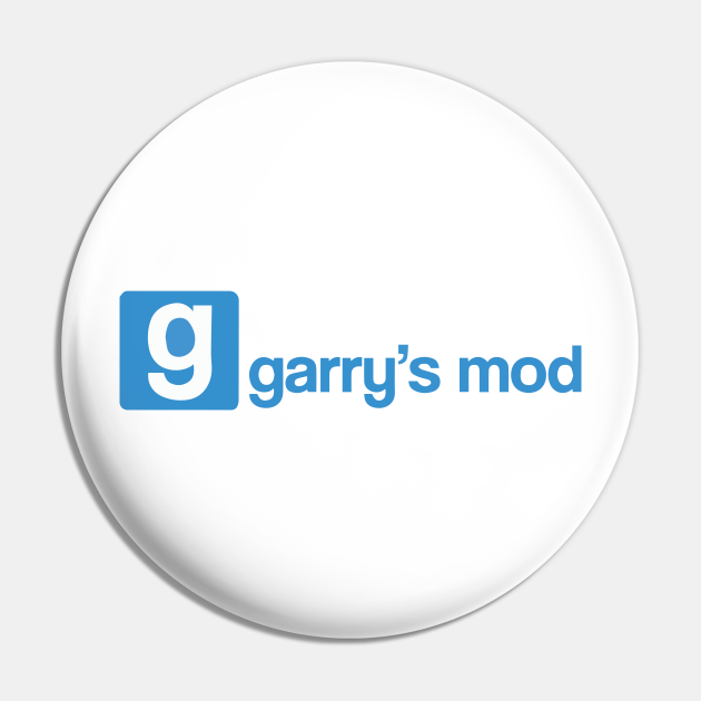 garry's mod (logo) - Garrys Mod - Pin | TeePublic
