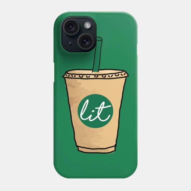 Lit Coffee Phone Case by lolosenese
