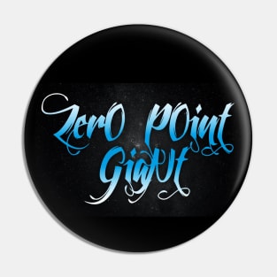 Blue Fade Zero Point Giant Logo Pin