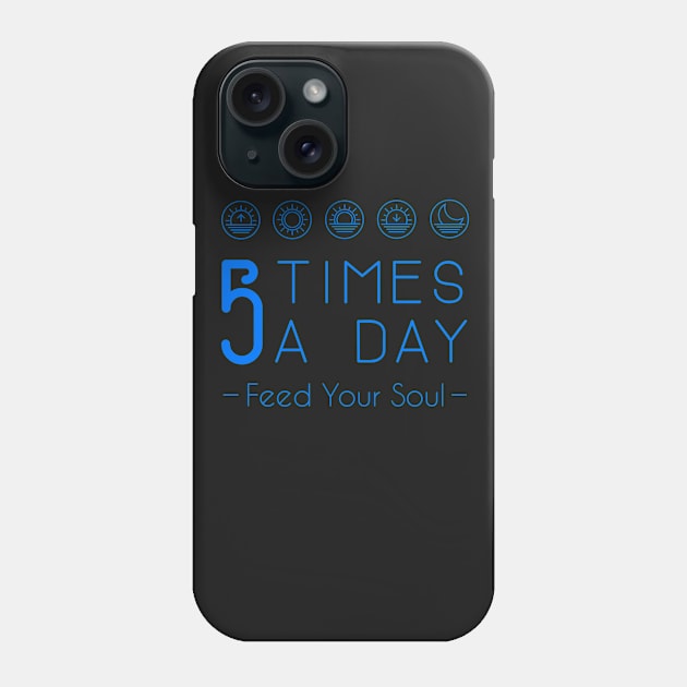 Feed Your Soul - Night Blue Phone Case by submissiondesigns