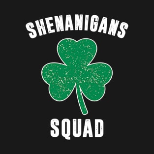 Shenanigans Squad Funny St. Patricks Day Matching Group T-Shirt