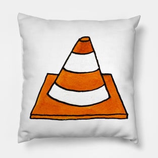 Proceed with Caution Pillow