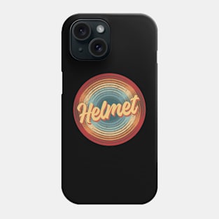 Helmet Vintage Circle Phone Case