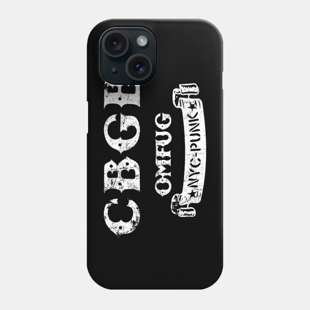 CBGBs (light) Phone Case by Doc Multiverse Designs